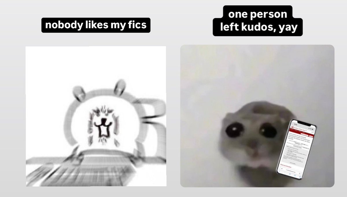 reminder that even one person leaving kudos can keep a writer going ❤️