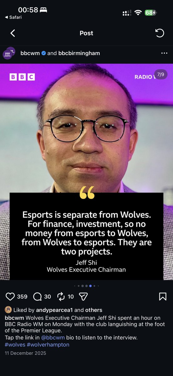 PTamb3r's tweet photo. @daveazzopardi It’s becoming clear that Wolves seem to have been purchased simply for the badge. If not then why are Wolves Esports not paying a fee towards using the IP of the club? Or why is the club not benefitting from Esports then? https://t.co/3bdRkuatdk