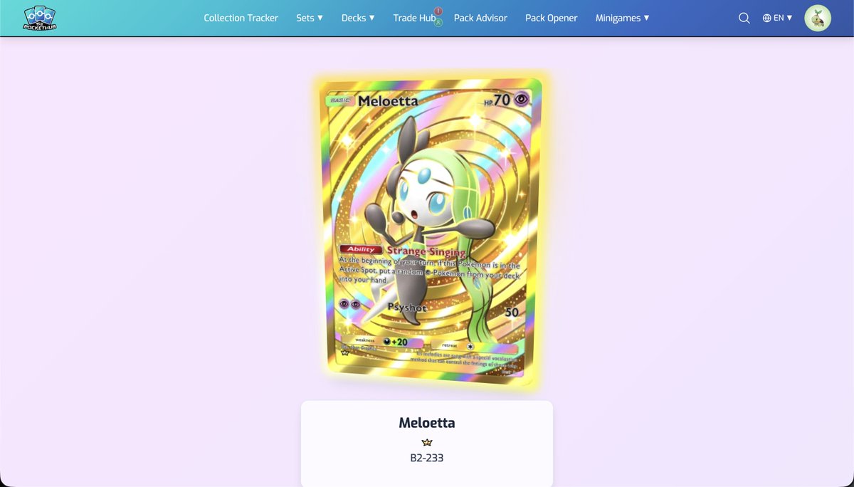 Fantastical Parade is live on The Pocket Hub 🚀✨

📦 All cards
🔎 Search &amp; filters instantly
✅ Update your collection in minutes

thepockethub.com
What’s your #1 chase card from this set? 👀