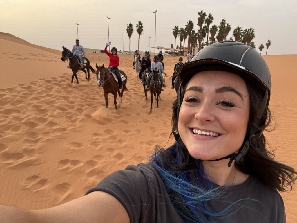 We're out here having fun in this giant sandbox! 😁