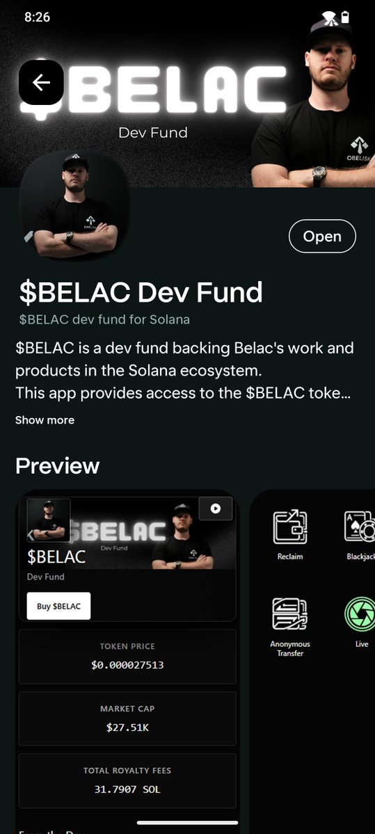 The belac.dev app is now live on Solana Seeker!

Another day another app - my new Superwhere app is getting deployed on Seeker today!

By the end of 2026 Seeker Dapp store will be 90% made my Belac 💪🏻
