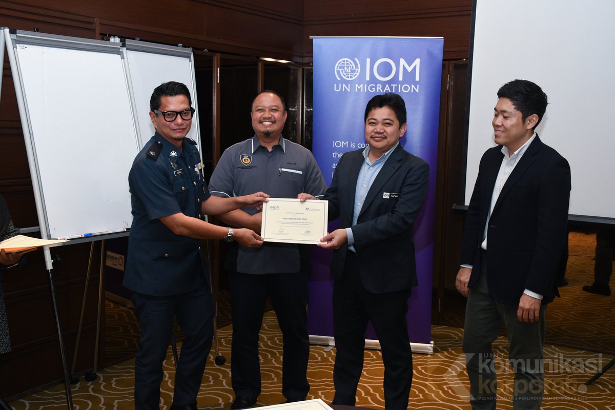 Majlis Penutup Latihan Mental Health and Psychosocial Support (MHPSS) Pegawai AKPS KLIA telah berlangsung pada 28 Januari 2026, hasil kerjasama AKPS KLIA dan International Organization for Migration (IOM) dengan sokongan Australian High Commission.