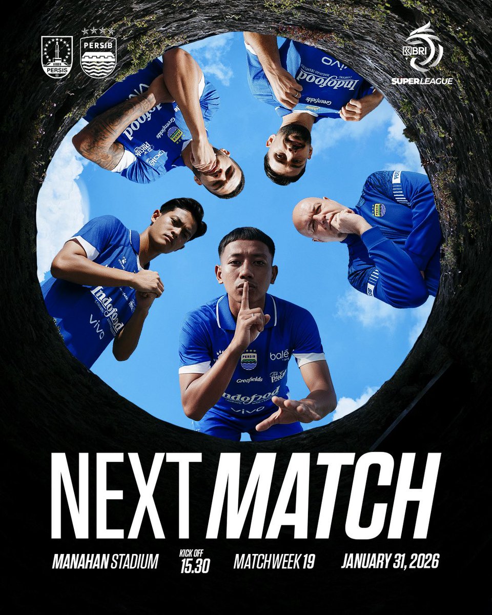 Tantangan selanjutnya menuju Solo, #PERSIB akan menghadapi Persis Solo dalam lanjutan pekan ke-19🔜

Berikan yang terbaik dan menangkan laga untuk amankan puncak! ✊🔥

#WeArePERSIB