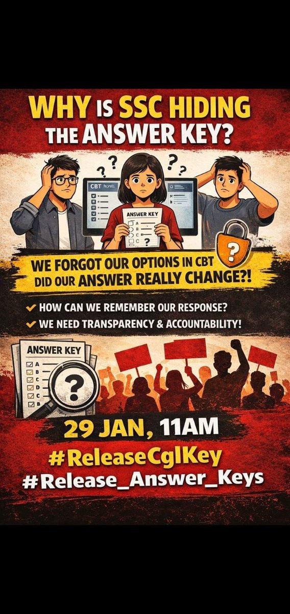 LekhRaj37492558's tweet photo. @ezsscofficial @SSC_GoI 
#Release_Answer_Keys 
#ReleaseCglKey https://t.co/F2Ff2uWpPq