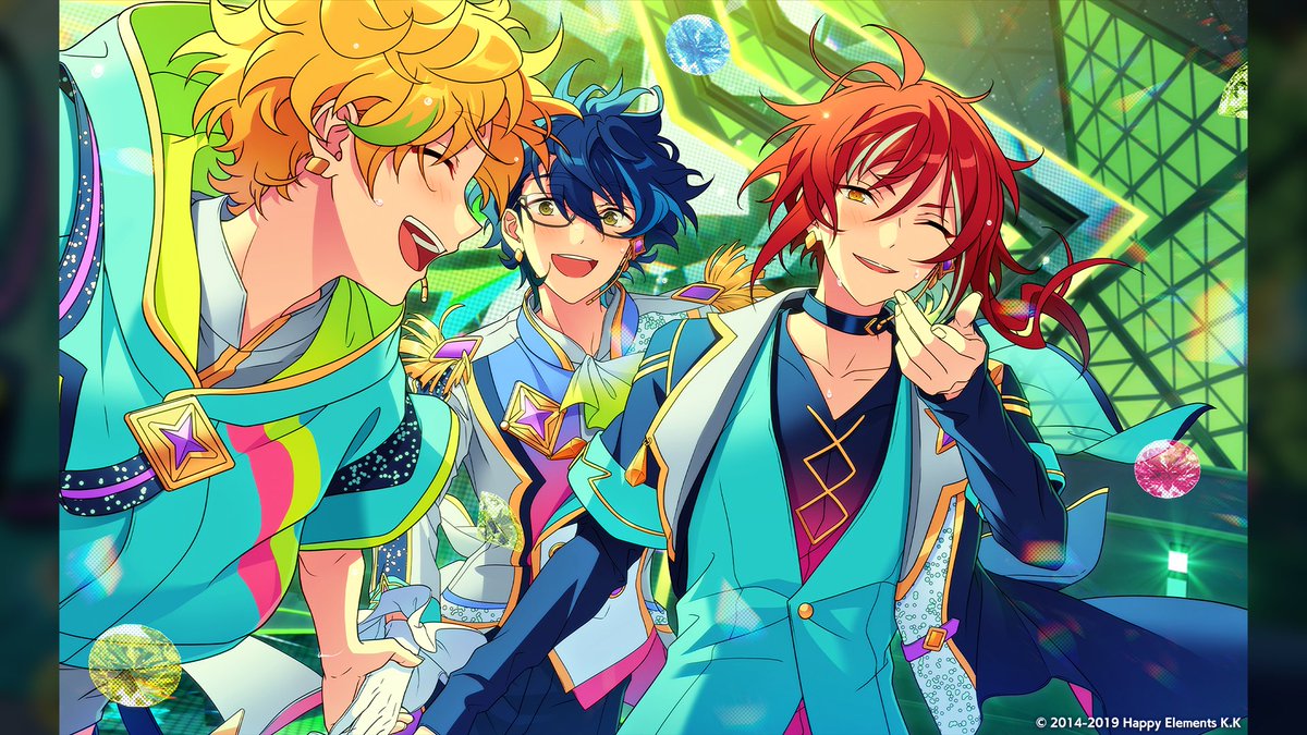 (3/5)【お知らせ】

『Switch』の10周年記念イラストをご紹介！

新たなステージが始まる直前のワンショット！📸
イラストを使用した⭐️5カードは10周年を記念した特別なスカウトで登場します💫

#あんスタ #あんスタ10周年