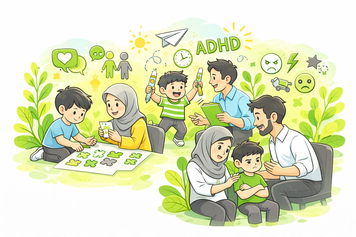 Vlocomotion's tweet image. Your child deserves a better start 💚
At Quwat Al Haraka Medical Rehabilitation Center, we support children through behavioral therapy for autism, ADHD, and attention difficulties to improve communication,

#BehavioralTherapy #AutismSupport #ADHDTherapy #ChildRehabilitation