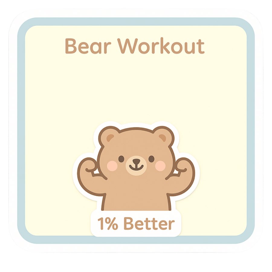 kaidrama's tweet image. Just launched my cute bear workout memo stickers 🐻✨
Gentle fitness • planner friendly • digital download
1% better every day 🤍 #digitalstickers #etsyseller #kawaiiart 

👇🏽
etsy.com/listing/442417…