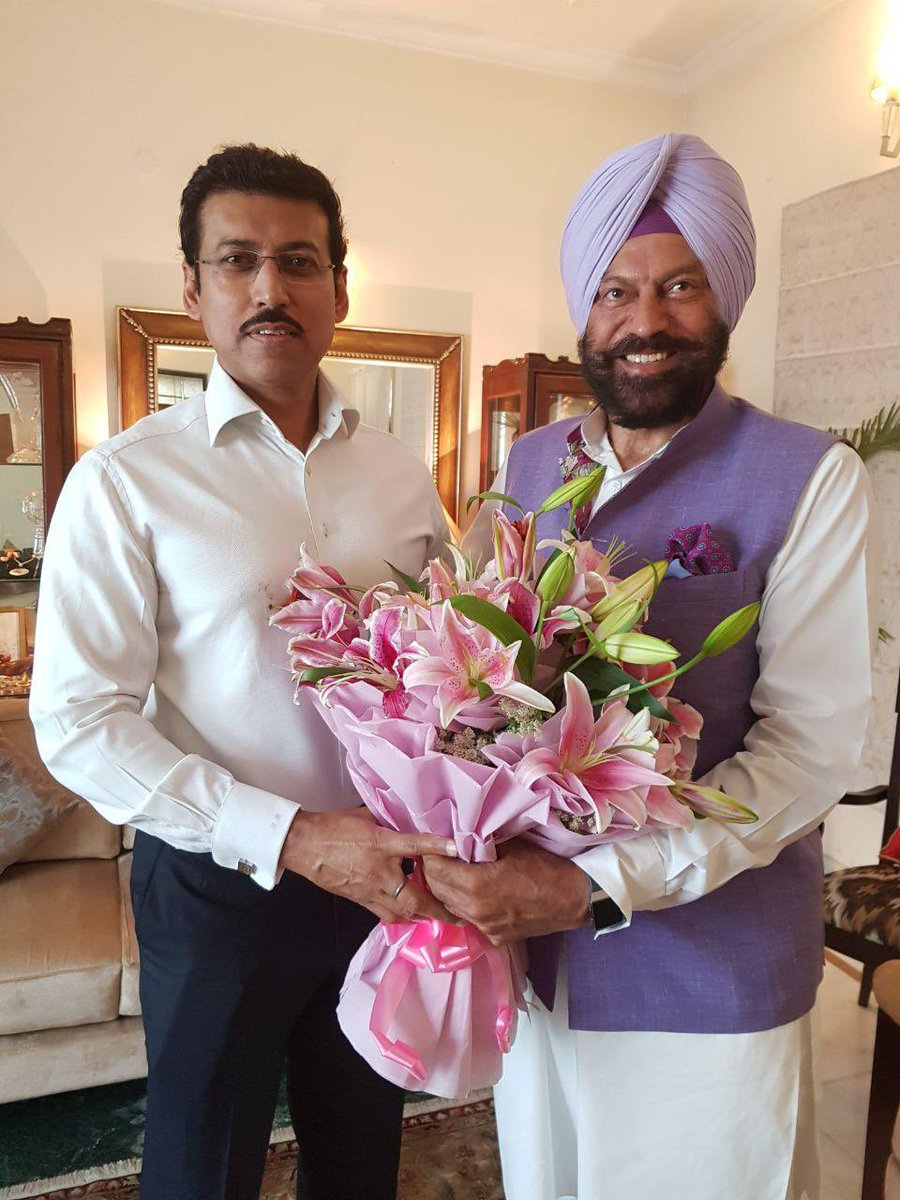 Wishing the decorated Olympian and Cabinet Minister of Rajasthan, Col. Rajyavardhan Singh Rathore AVSM (<a href="/Ra_THORe/">Col Rajyavardhan Rathore</a>), a very happy birthday! Your journey from the Olympics podium to public service is truly inspiring. Have a wonderful year ahead! #HappyBirthday