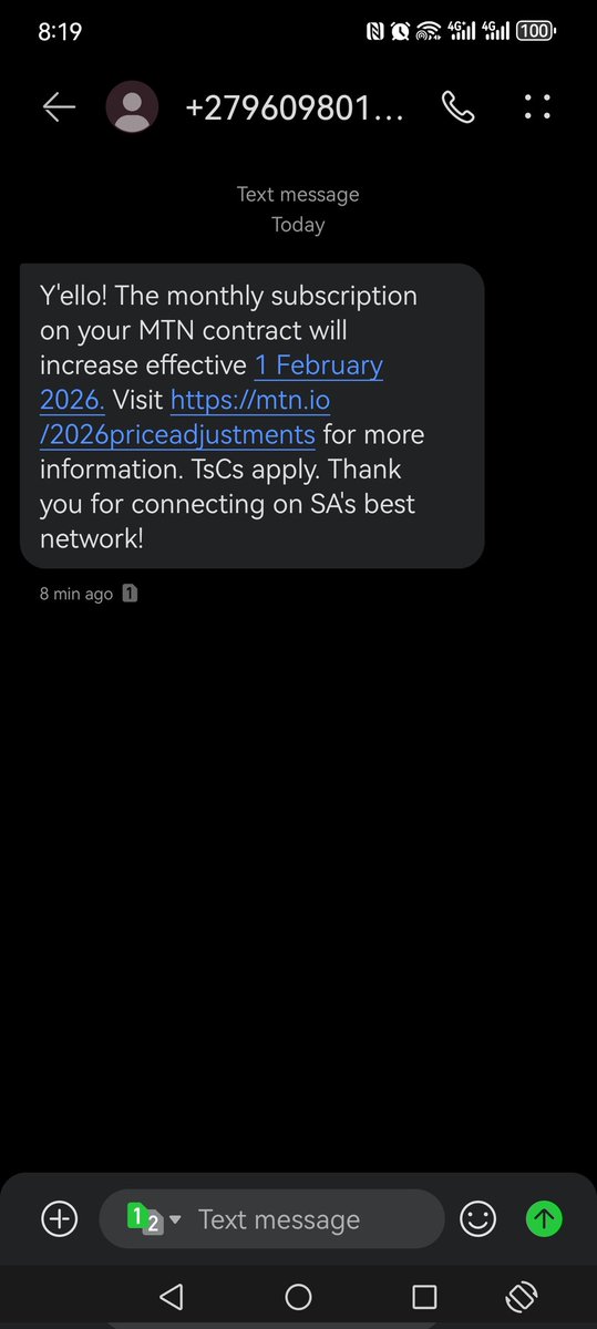 Phillip890128's tweet photo. @MTNza I've cancelled my contract and returned your router, please ensure this done on your system. I just received a subscription increase sms. https://t.co/SdKXADY0NB