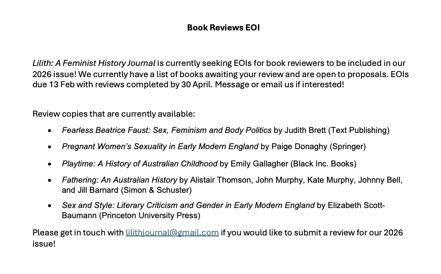 Lilith Journal tweet media