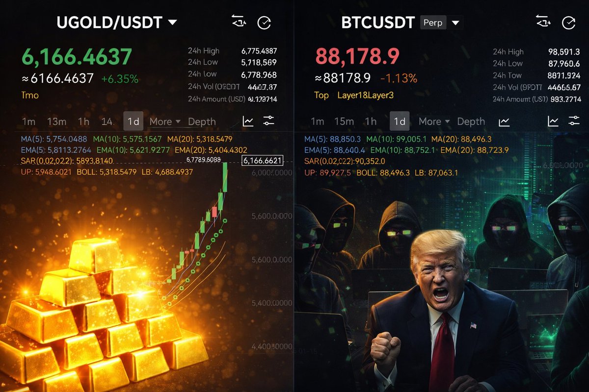 altnotify's tweet image. GOLD ATH AGAIN! 

Gold Vs Crypto playing out right now.

Gold hitting it's ATH is a very significant move. This is not hype money. This is serious money moving quietly, fiat money is wavey, huge government debt, constant inflation.

Gold doesn't 'trend' or care about narratives,