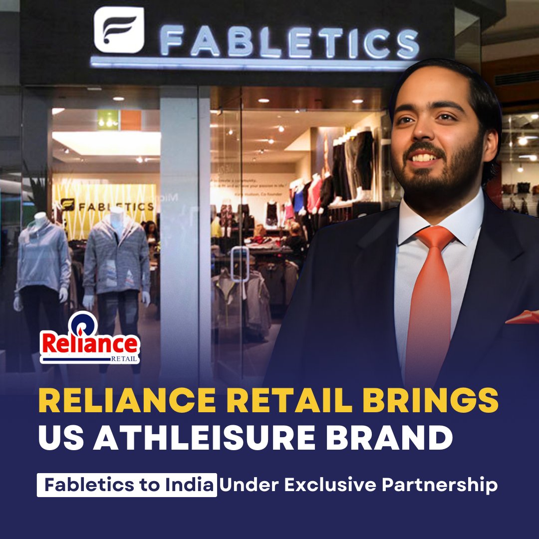 humanity_anant's tweet image. Reliance Retail brings the US athleisure brand, Fabletics, to India under an exclusive partnership, blending global fashion with local trends, empowering individuals to embrace both style and comfort.

#RelianceRetail #Fabletics #Athleisure #Fashion #Style #India #Empowerment