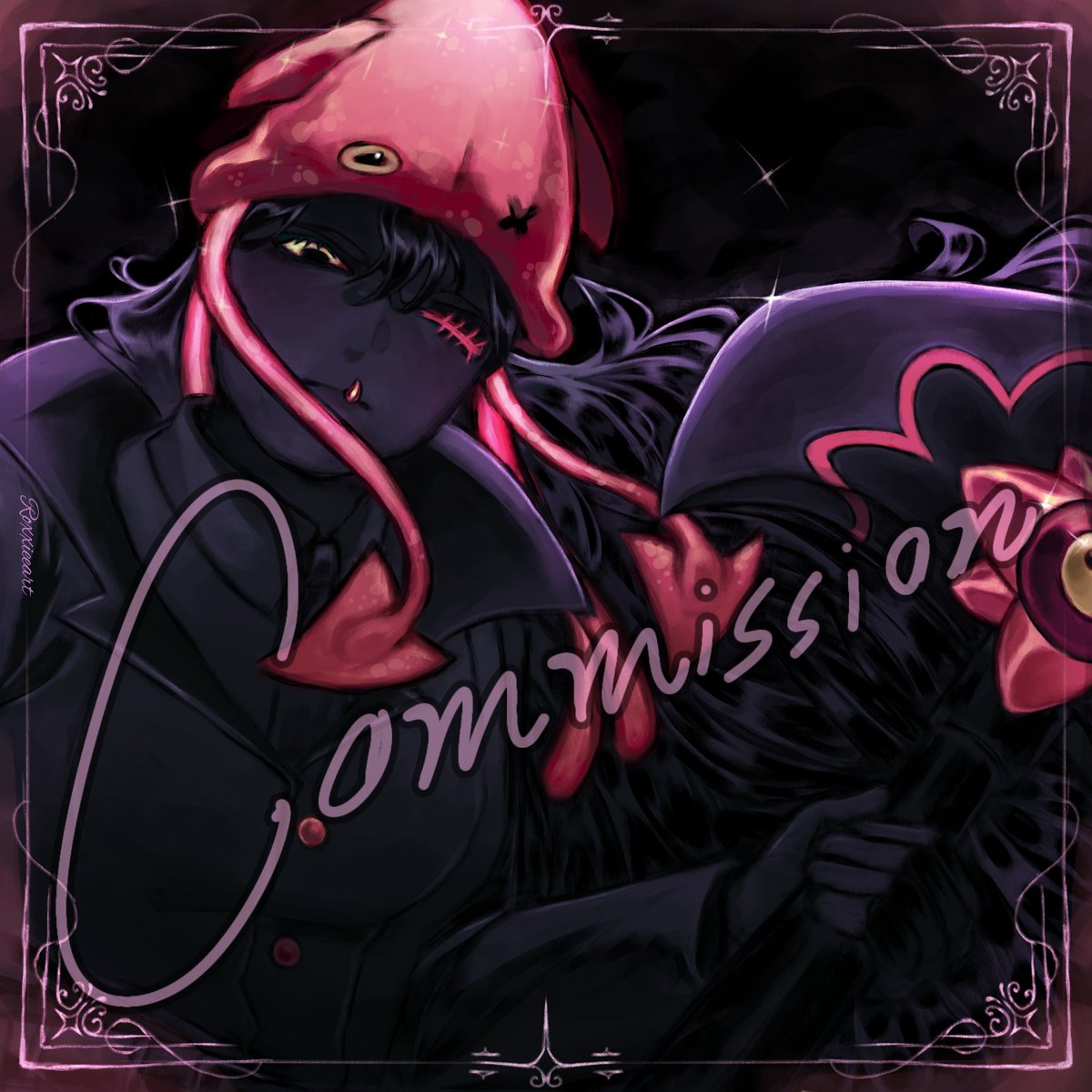 Roxxieeart's tweet photo. Commission para @ falliay 🐙 https://t.co/0ekyJYlKlU