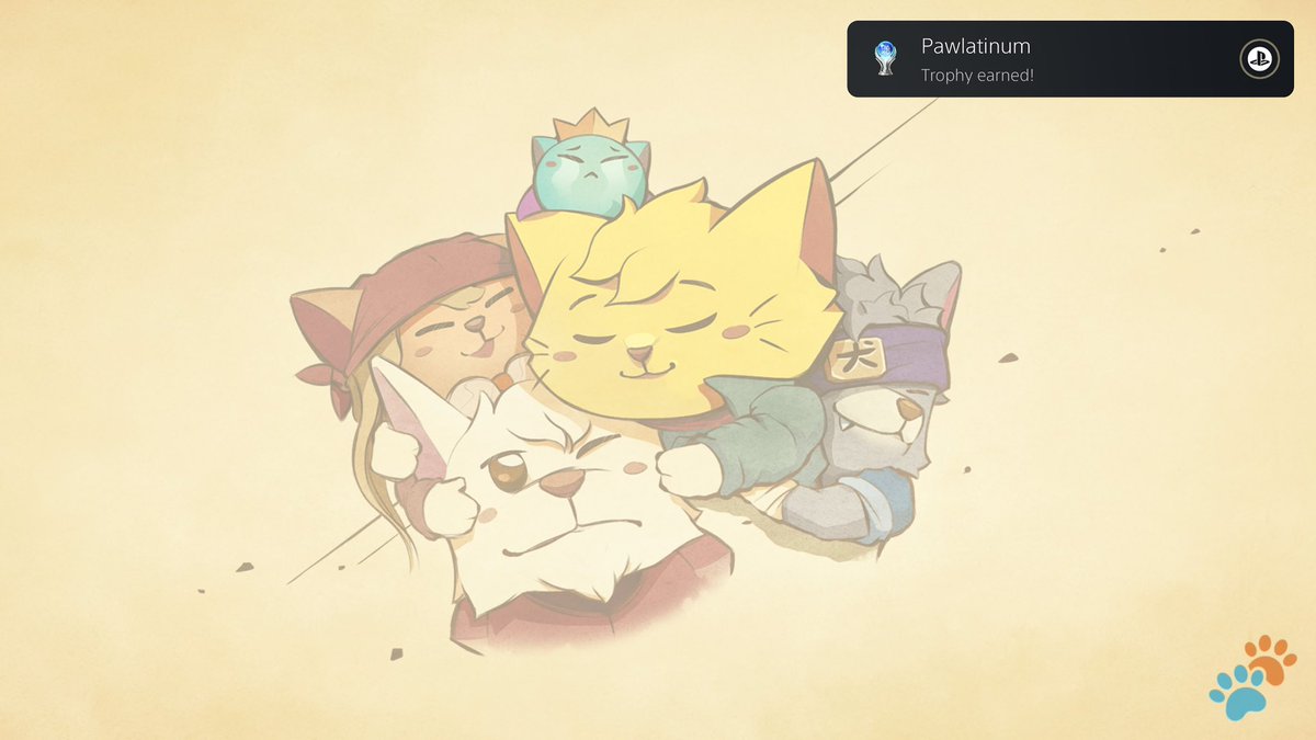 keeneye_02's tweet photo. #Platinum #93 #CatQuestII
Difficulty: 2/10
Time: 11 hours
Enjoyment: 10/10
Game Overall: 9/10
Wow this might be one of my favorite indies of all time! Improved in every way over the first game. Brilliant job @TheGentlebros I cant wait to play Cat Quest 3 soon! #PS5 https://t.co/mc7L9OFXvG