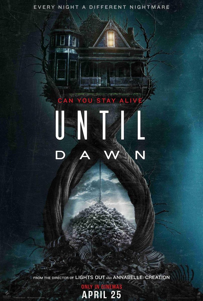 Until Dawn: Noche de terror 2025🇺🇸 Basada en el juego del mismo nombre. Jóvenes buscan la hermana de una de ellas y terminan en un bucle donde son asesinadas una y otra vez hasta encontrar como llegar al amanecer
Until Dawn 5/10 entretenida dentro del"género bucle"
HBOMax 
25/365