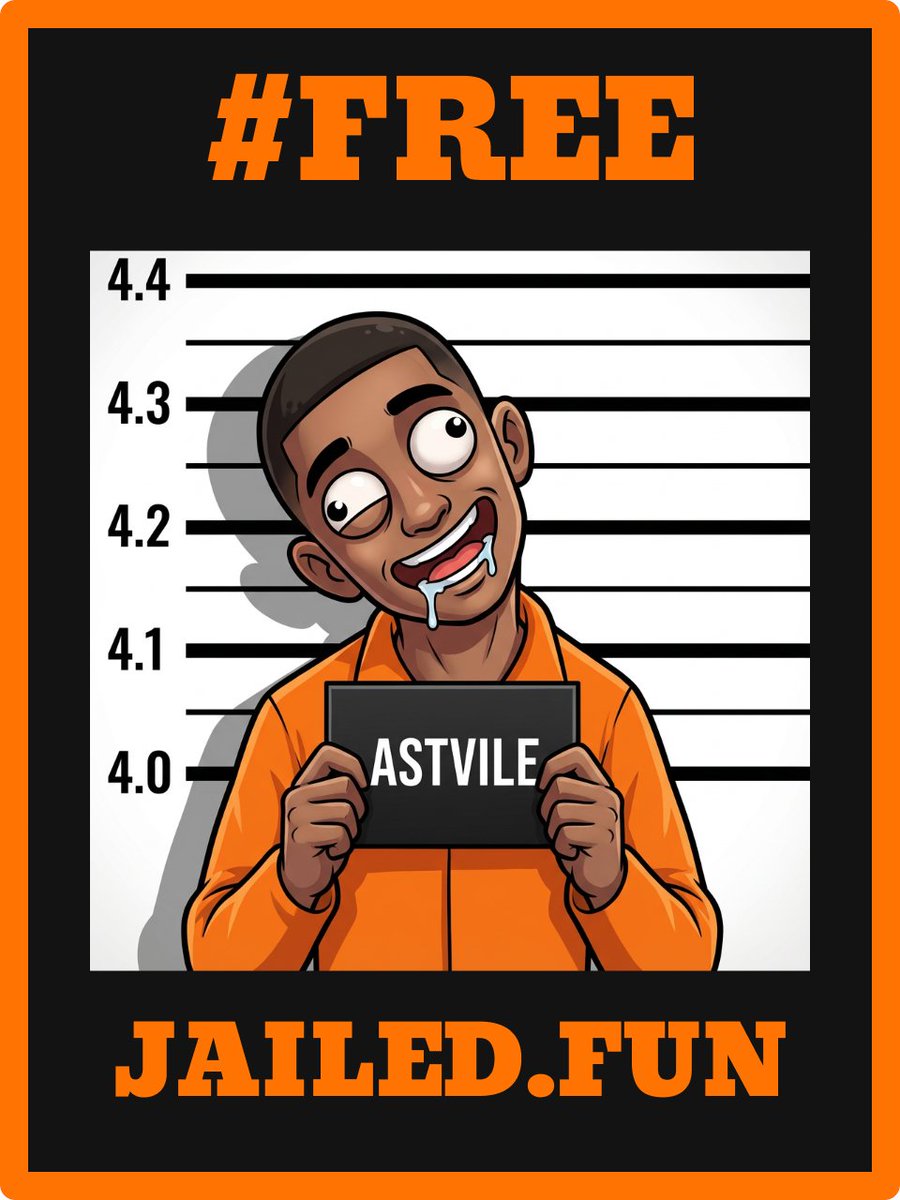 astvile's tweet photo. i got life sentence 😭💀

moving into @Jaileddotfun soon https://t.co/el9kCtKOTf