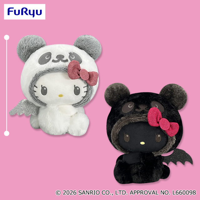 2026年02月1週登場 パンダ ハローキティ こあくま×てんしBIGぬいぐるみ
