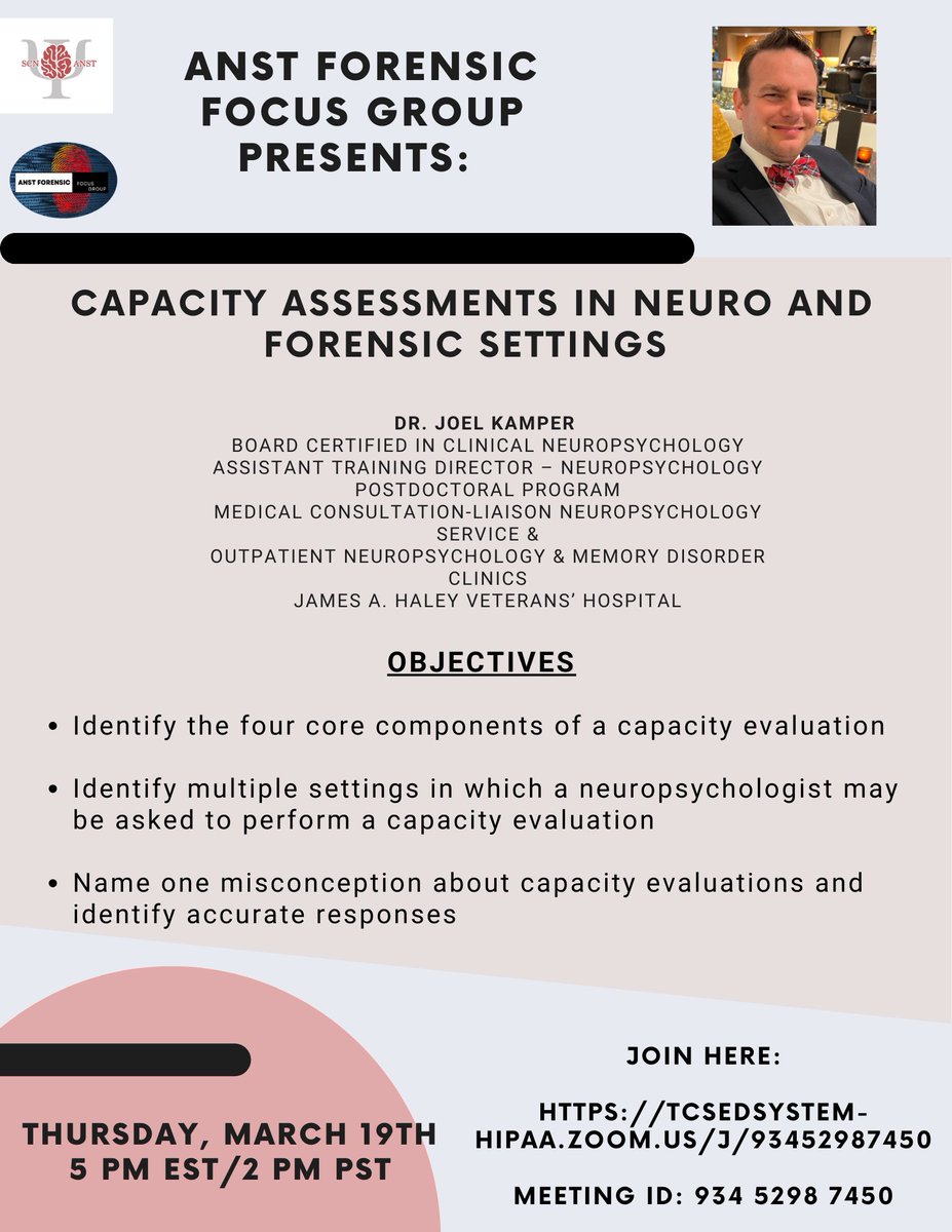 ANST Forensic Focus Group tweet media