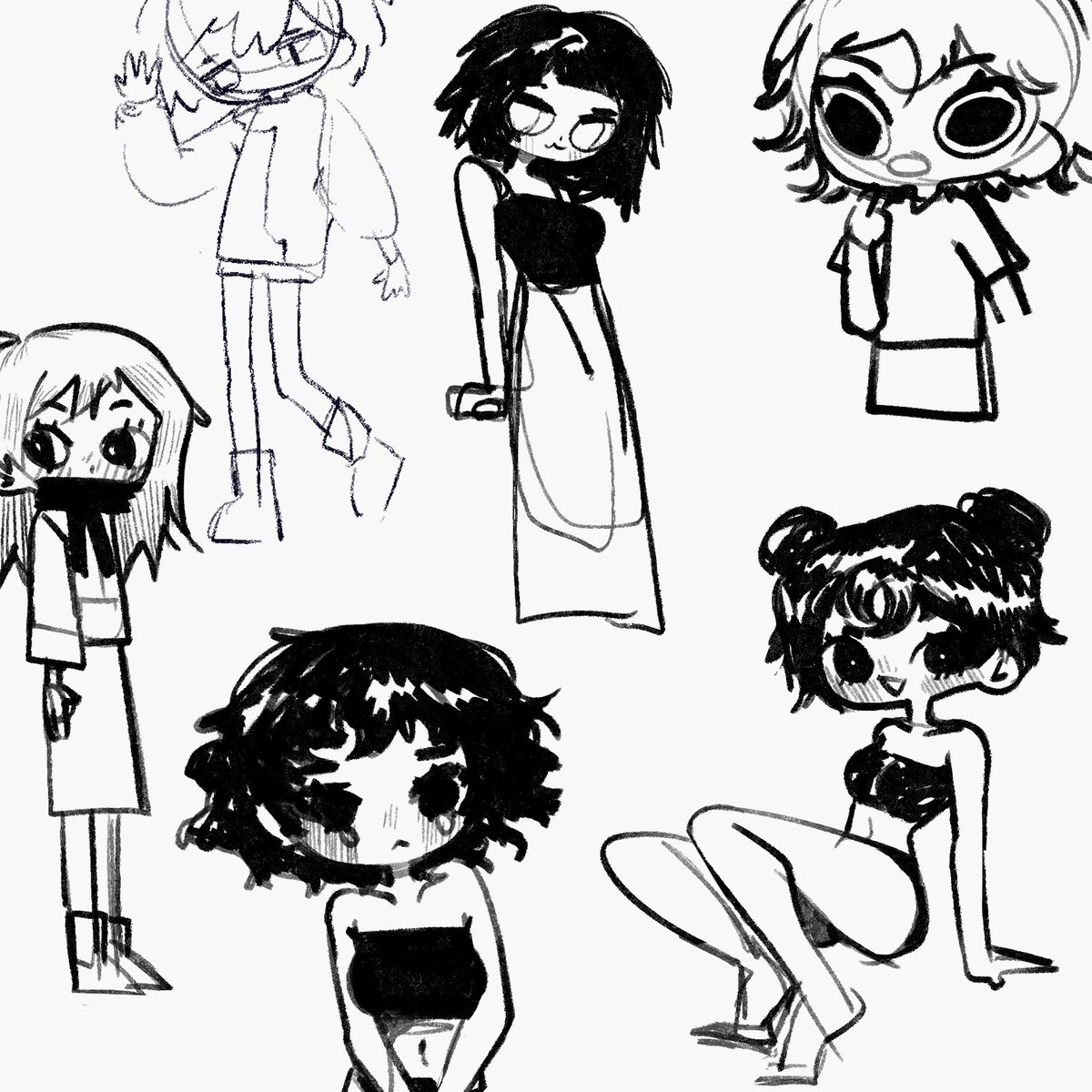 more girl doodles