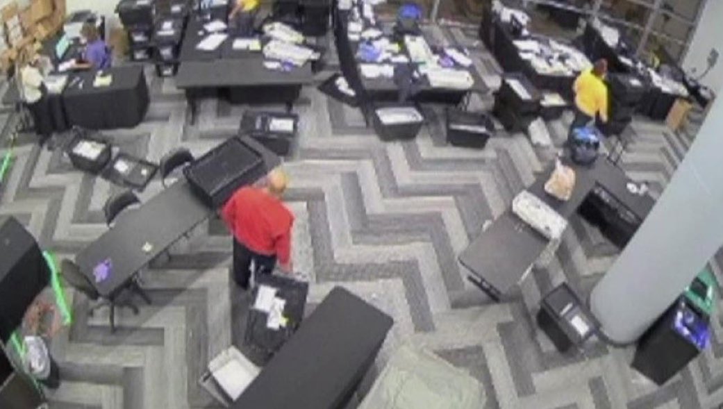 I'm tired of election conspiracy theories...

There is nothing abnormal about lying about a water main break in Fulton County and then telling everyone that they are done counting for the night, followed by sending all of the poll watchers home and then bringing out large cases