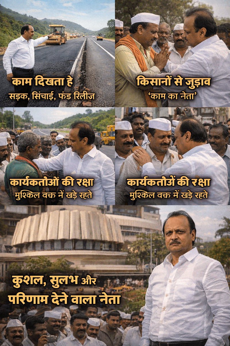 लोग अजित पवार को क्यों पसंद करते हैं

काम दिखता है: सड़क, सिंचाई, फंड रिलीज़, लोगों को लगता है कि उनके समय में चीज़ें आगे बढ़ती हैं।

किसानों से जुड़ाव: ग्रामीण महाराष्ट्र में उन्हें “काम का नेता” माना जाता है।

कार्यकर्ताओं की रक्षा: मुश्किल वक्त में अपने लोगों के साथ खड़े रहने