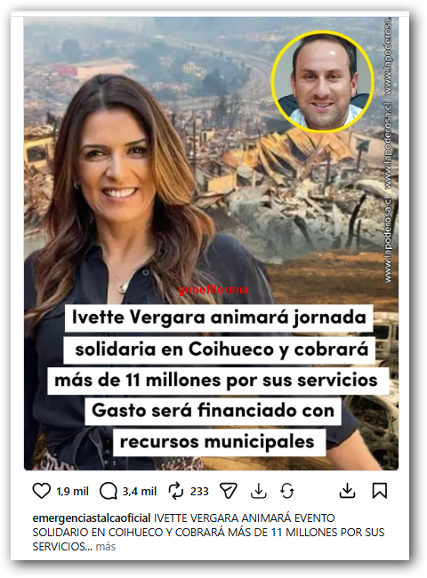 VERGARA cobraría $11 palitos por "animar"? menos mal q es "solidaria"...