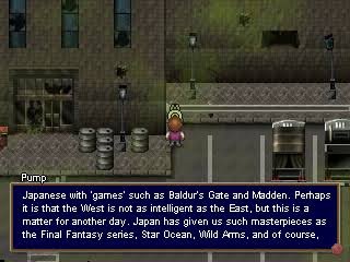 CrazedMeat's tweet photo. @Sebbywebz Saw the vid, thought I'd stroll by and drop this for the FF/JRPG peeps because it's all I've been seeing lmao. Don't call yourself a JRPG fan if you haven't played this game you posers. This was E33 before E33. I cried for Gustave, but I cried for Larry Bird and Ghost Dad first. https://t.co/xMO2hyBBEc