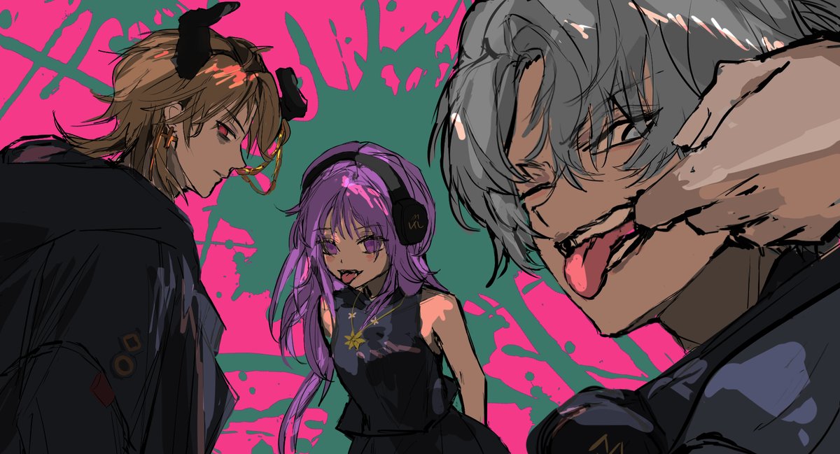 art ini terlalu berauraaa sebagai vtuber aku jadi full semangat konsisten bikin lagu dan live.

pose terinspirasi dari manga naruto/masashi kishimoto, 
art by <a href="/viareiz/">vivi</a>