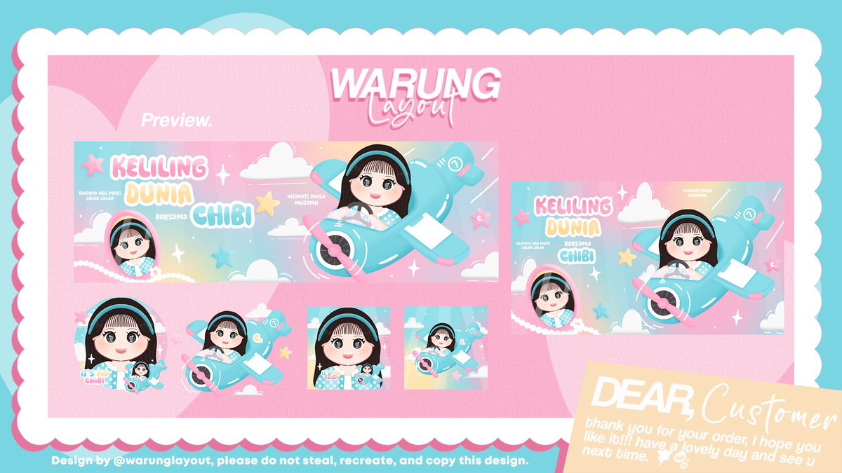warunglayout's tweet image. — help repost thankyou

Warung layout  with layout ready stock bundle wabis chibi 👸🏻 bisa langsung kalian order sekarang juga!!!

Free replacement text
Price cek Alt ✨
OPEN BY REQ

DM/WA/Tele for order…💬 ( reply )

#zonauang #zonaba