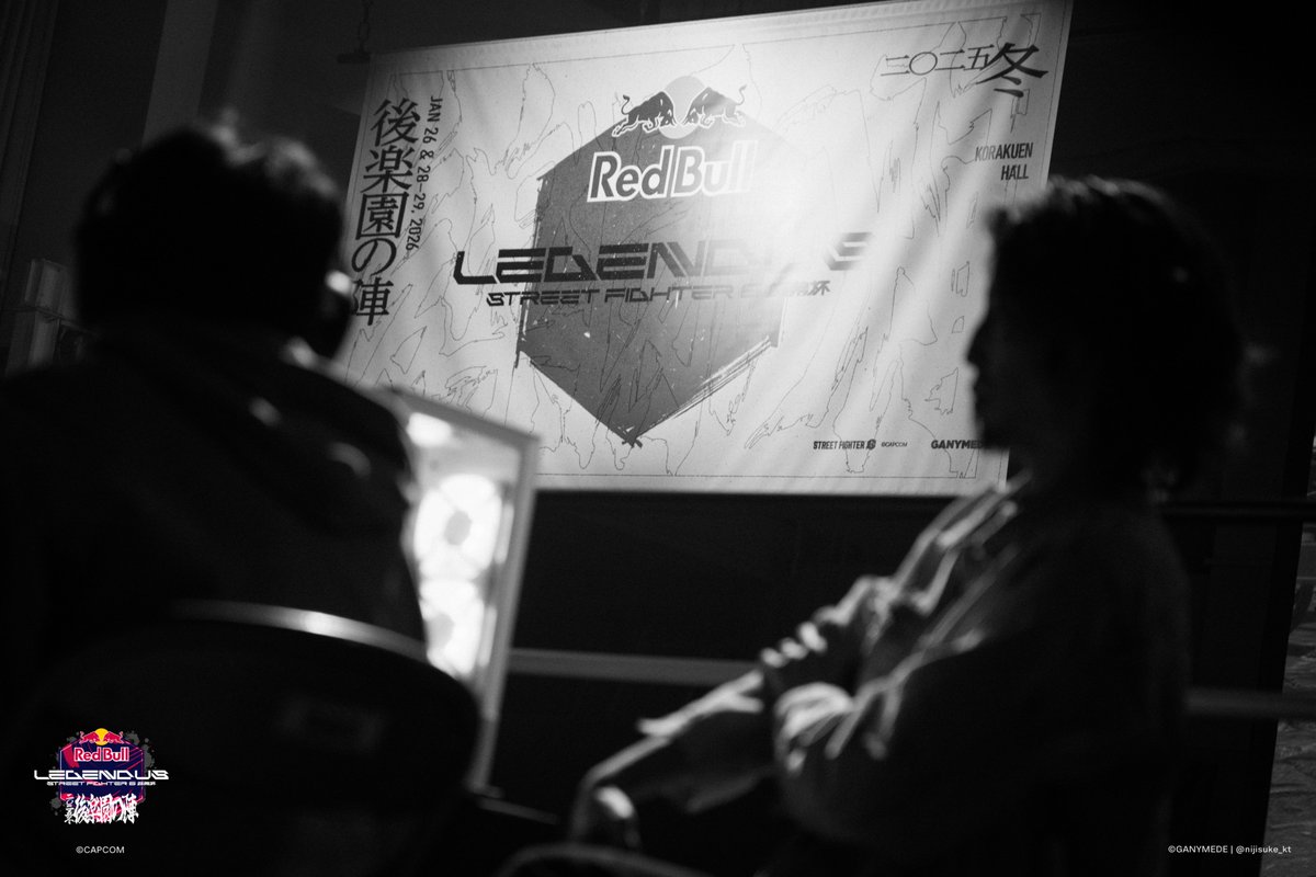 負けたら終わりの最終日、まもなく開演。

👊「Red Bull LEGENDUS STREET FIGHTER 6 師弟杯 ~2025冬 後楽園の陣~」

// 決勝トーナメント DAY 2
📅 1/29(木) 14:00~
🏟️ 後楽園ホール

🎥 本配信: twitch.tv/fps_shaka
🎥 本配信: youtube.com/live/4VS-_pX8Y…

#RedBullLEGENDUS #LEGENDUS
