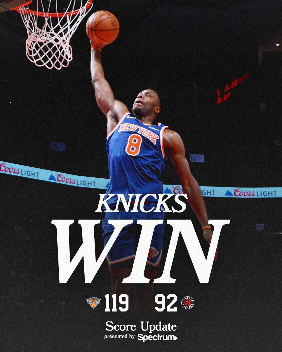 nyknicks's tweet image. WE UP.