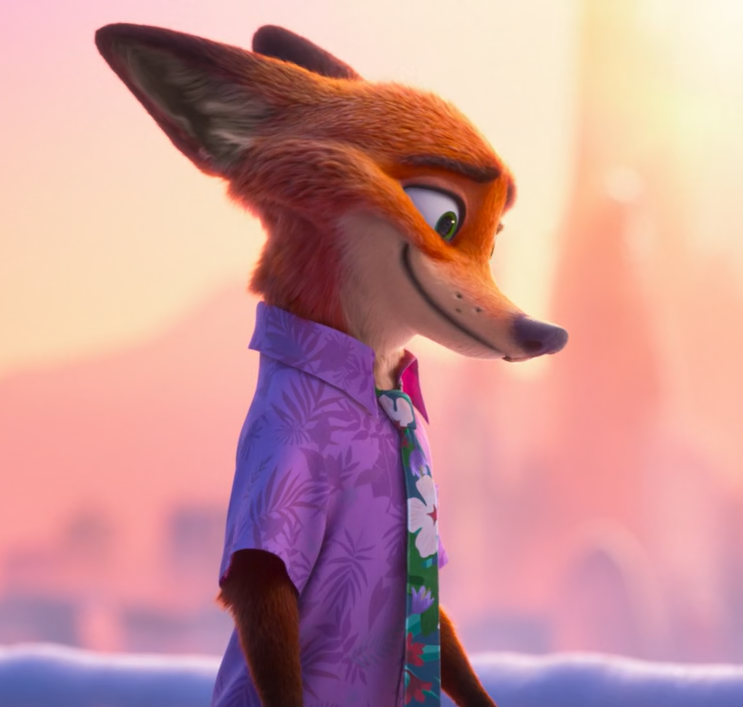 Judy's little tearful smile when Nick chuckles at him being her fluffle❤️