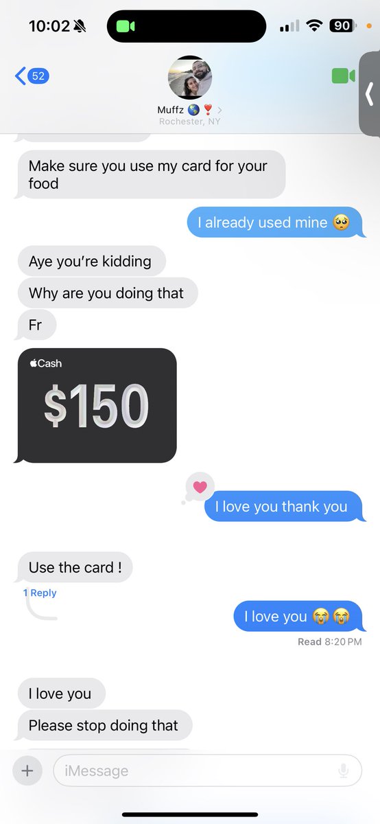 Not my bf getting mad when I use my own credit card and not his 😂 I have him trained so well 🥰