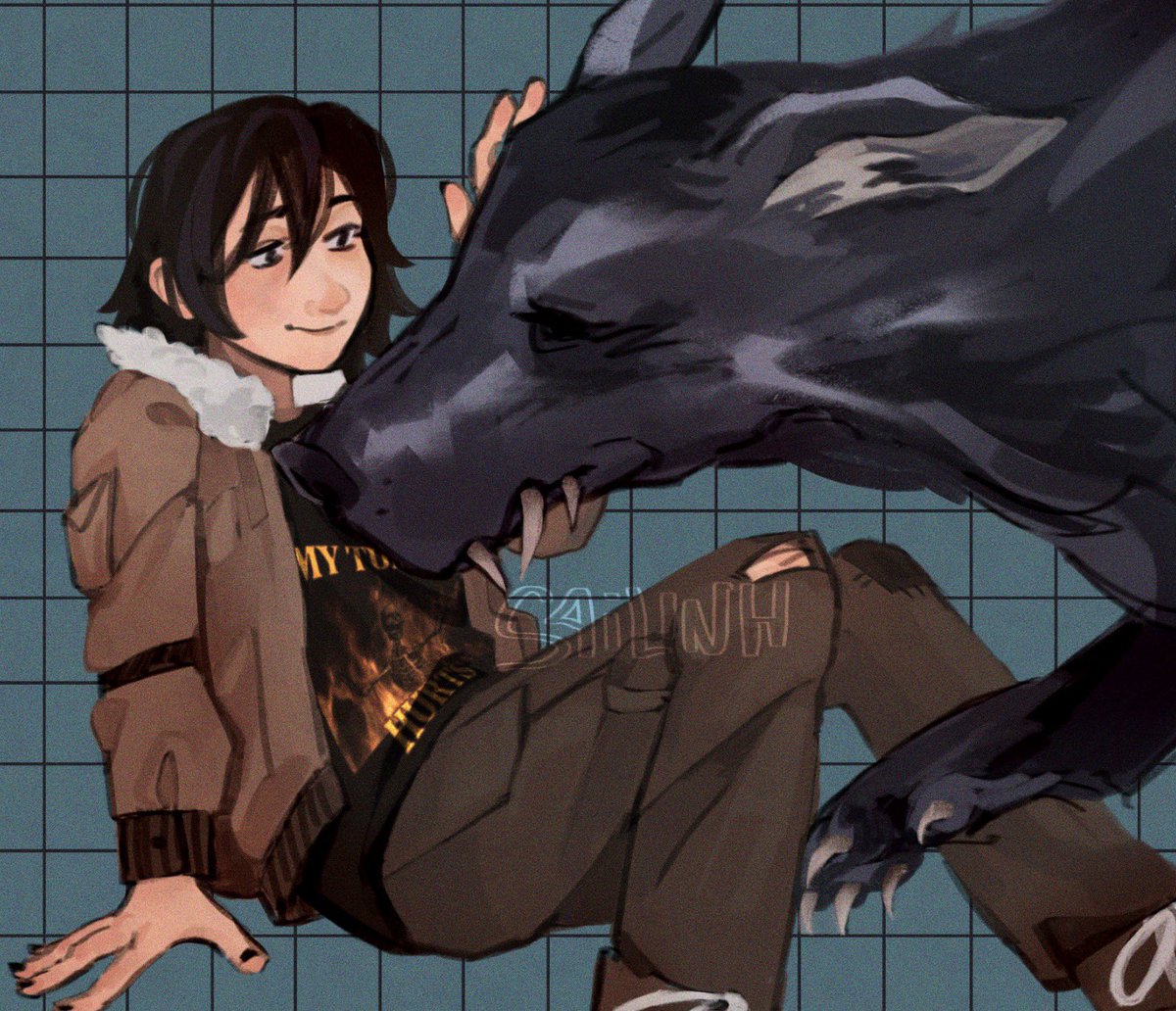happy birthday nico, mrs o'leary's favorite son #percyjacksonfanart #pjo