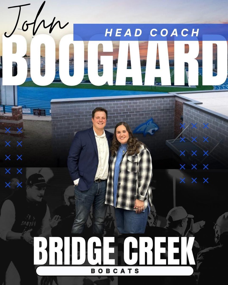 Coach_Boogaard's tweet photo. Extremely excited to be named the head football coach at Bridge Creek Public Schools. Can’t wait to get to work and have the opportunity to lead this program! 

#PJM #WhatsNext https://t.co/1uLchsjoE5