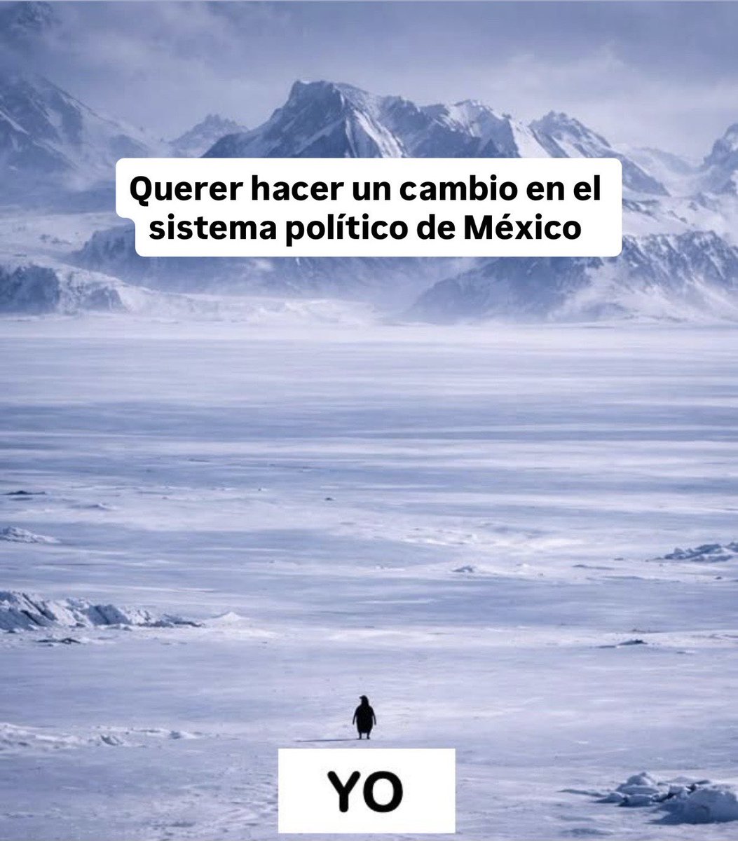POV: quieres cambiar el sistema político tú solo 🧍‍♂️❄️

Sin presupuesto.
Sin padrinos.
Sin partido.
Pero con puro coraje.

A veces se siente imposible…
pero alguien tiene que empezar.