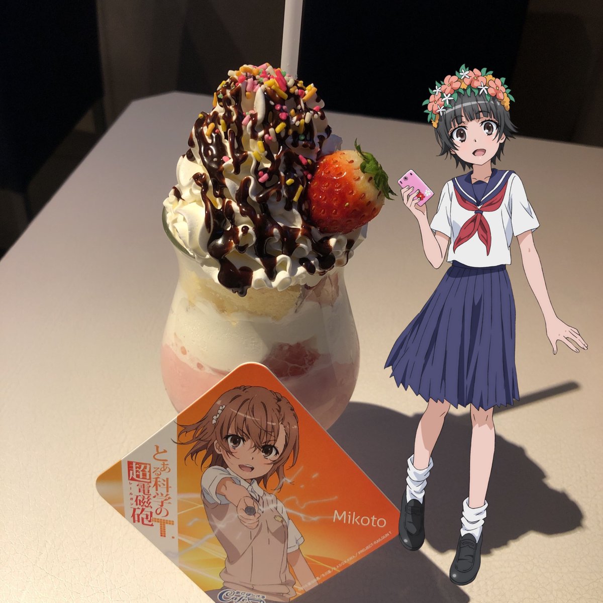 6年前の『とある科学の超電磁砲T』× あにばーさるカフェコラボ(秋葉原