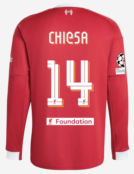 リヴァプール 25/26 HOME フェデリコ キエーザ 🇮🇹 #LFC #プレミア