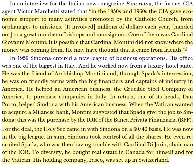 toxictiramisu's tweet image. CIA/P2-linked Michele Sindona became the Pope's banker after arranging $2M overnight for Archbishop Montini. After a scandal exposed Vatican investments in a contraceptive firm &amp;amp; arms manufacturer, he funneled billions offshore through the IOR, enabling tax evasion for the Church