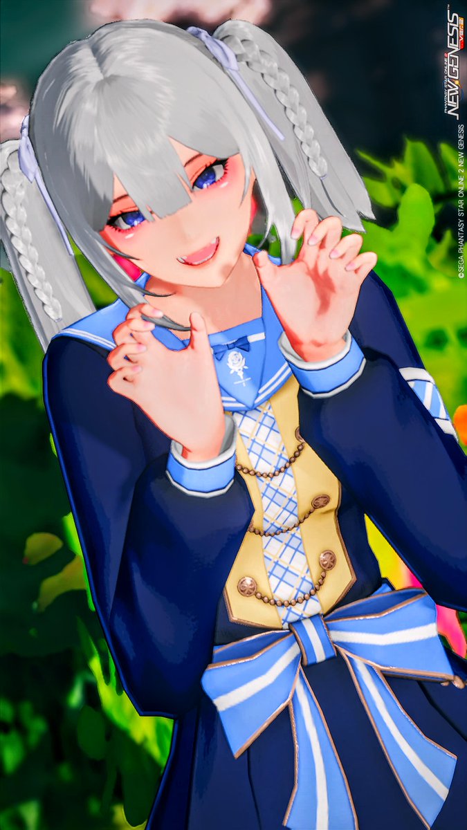 Club_SIlL's tweet image. お昼〜💙あざとく📸✨️
#PSO2NGS_SS