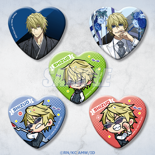 デュラララ 平和島静雄 ペールトーン缶バッジ 64個セット ② デュラララ 平和島静雄 アート缶バッジ - メルカリ