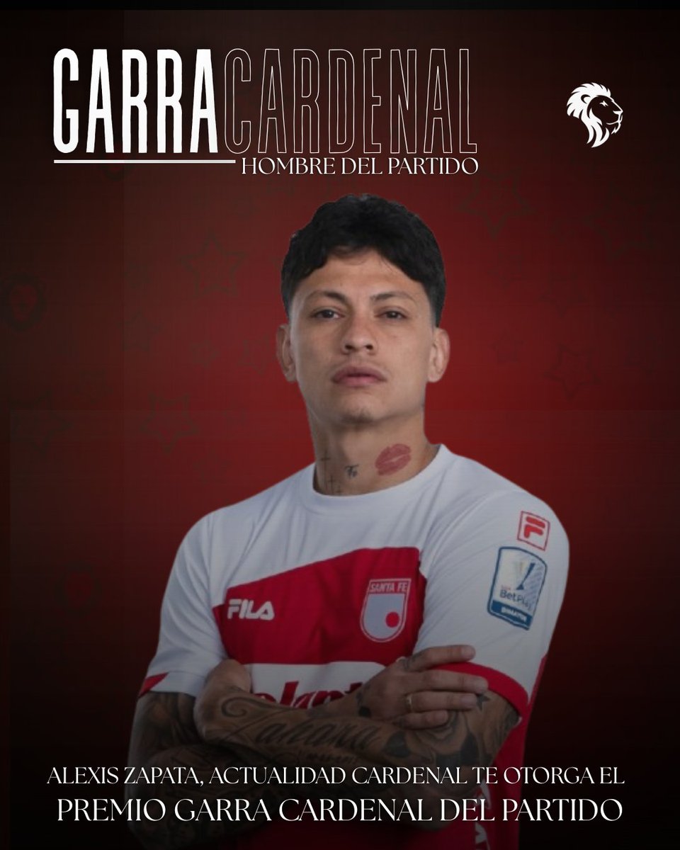 ⚔️ ¡Nuestro Hombre del Partido! 🤩
🔝 Alexis Zapata fue elegido por la comunidad de Actualidad Cardenal, como el Hombre del Partido con el 42.6% de los votos.