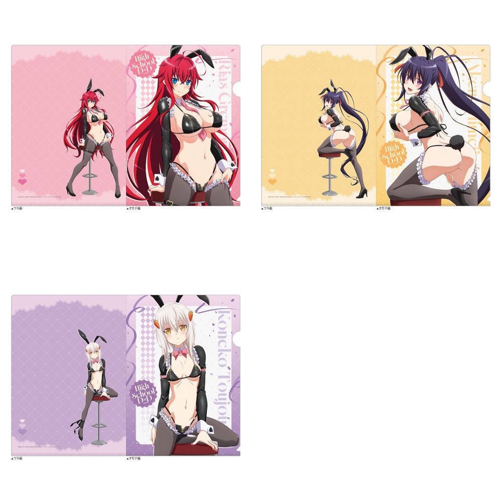 ハイスクールD×D クリアファイルセット ③ ☆新着☆ 【ハイスクールD×D HERO】 クリアファイル ご予約開始です