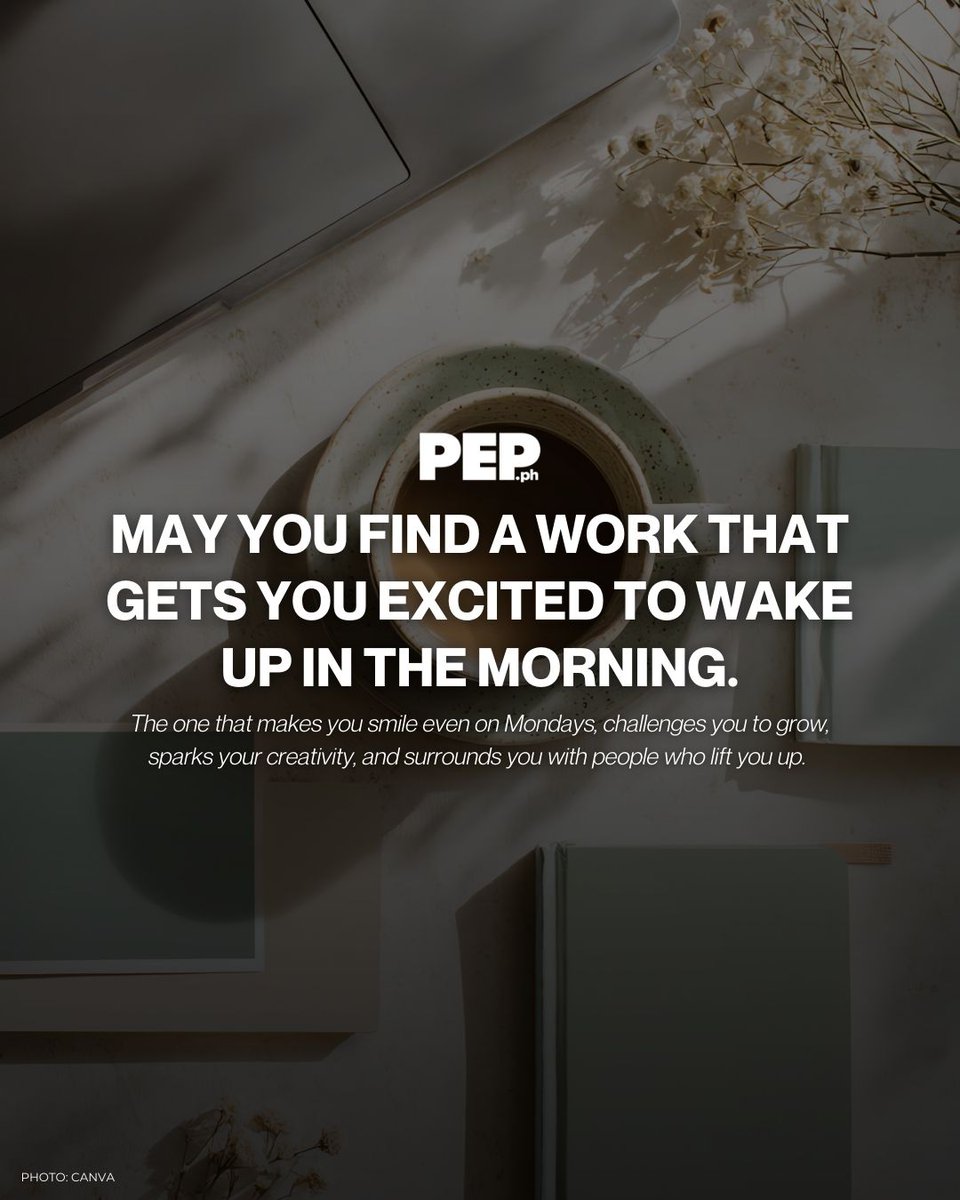 PEPalerts's tweet photo. May your work bring you joy every day and surround you with people who inspire you. 💼✨ 

#PEPInspires #NationalFunAtWorkDay https://t.co/NkT7silwY6