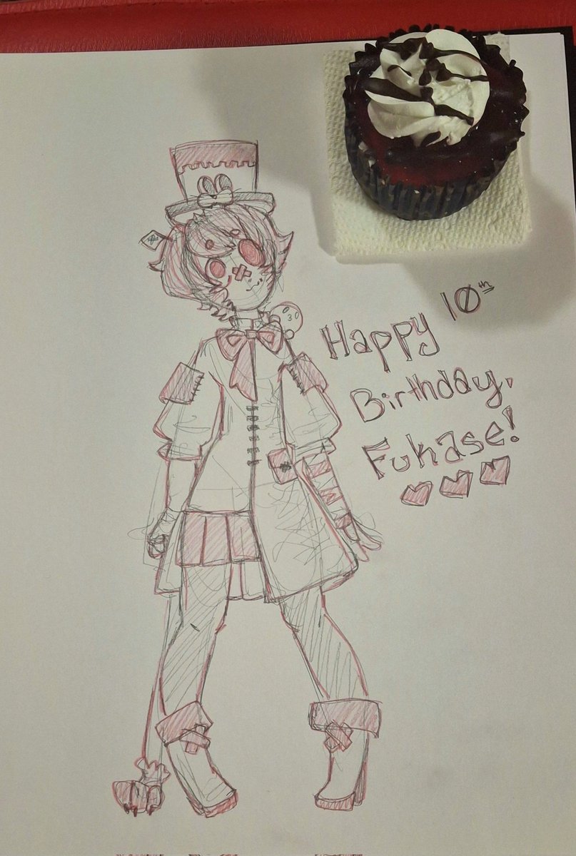i wasn't able to do much this year for my special guy's birthday, but i'm so so happy he's still so beloved!! happy birthday my dear fukase ❤️🤍🖤 
#VOCALOIDFukaseHappyBirthday2026 #VOCALOID_Fukase誕生祭2026 #vocaloidfukase