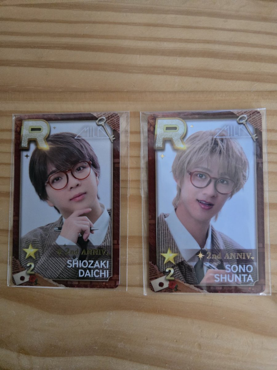 M!LK SUPER STAR EBiDAN シュスエビ リアルカード 2nd Anniversary