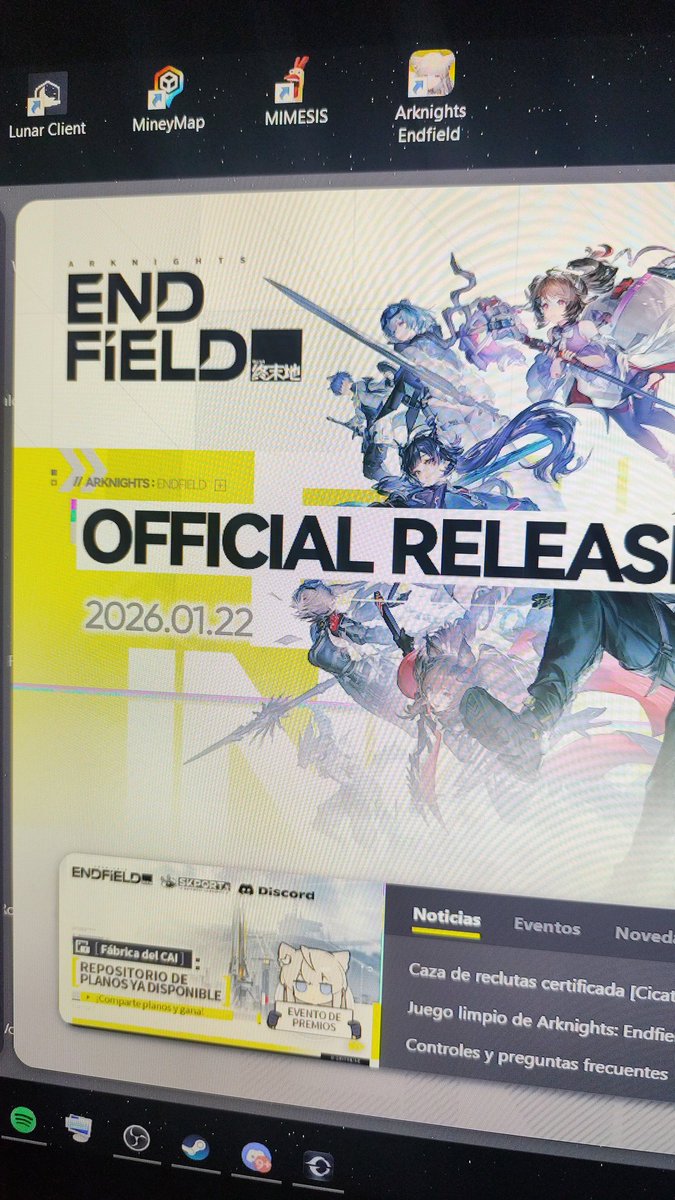 Directo de endfield 
twitch.tv/itsyasir_