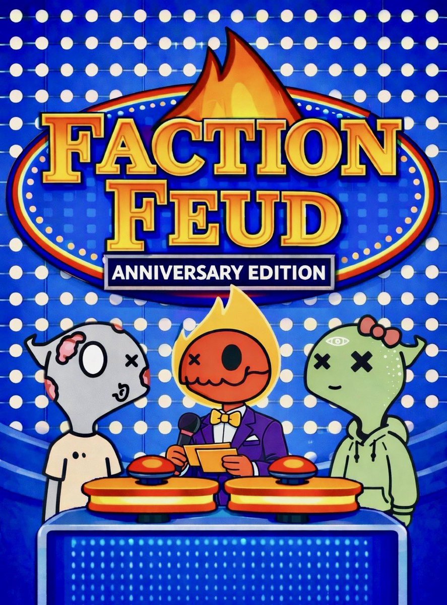 Survey Says, Faction Feud! 

The drama starts when your favorite factions match wits. The conflict continues until only one team remains…

Who will come out on top? Skeles? Ghosts? Zombies or Ghouls? 

Don’t miss the most exciting night in Long Lost history!