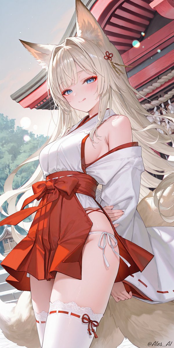 "Thanks for your hard work, Master!... Please come and get your reward" 💕✨
「ご苦労様でした、マスター！……ご褒美をもらいに来てください」

SFWイラスト