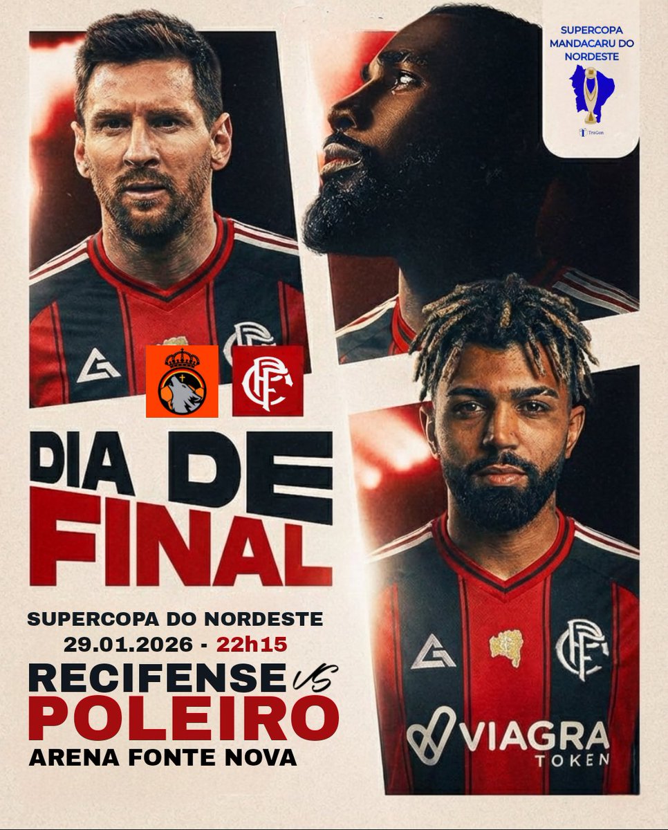 Hoje entramos em campo em busca de mais uma conquista, não só pelo título, mas também para orgulhar toda Bahia e o povo baiano.

PRA CIMA DELES POLEIRO🖤❤️